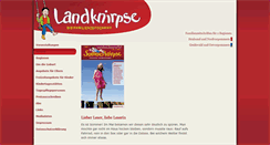 Desktop Screenshot of landknirpse.de
